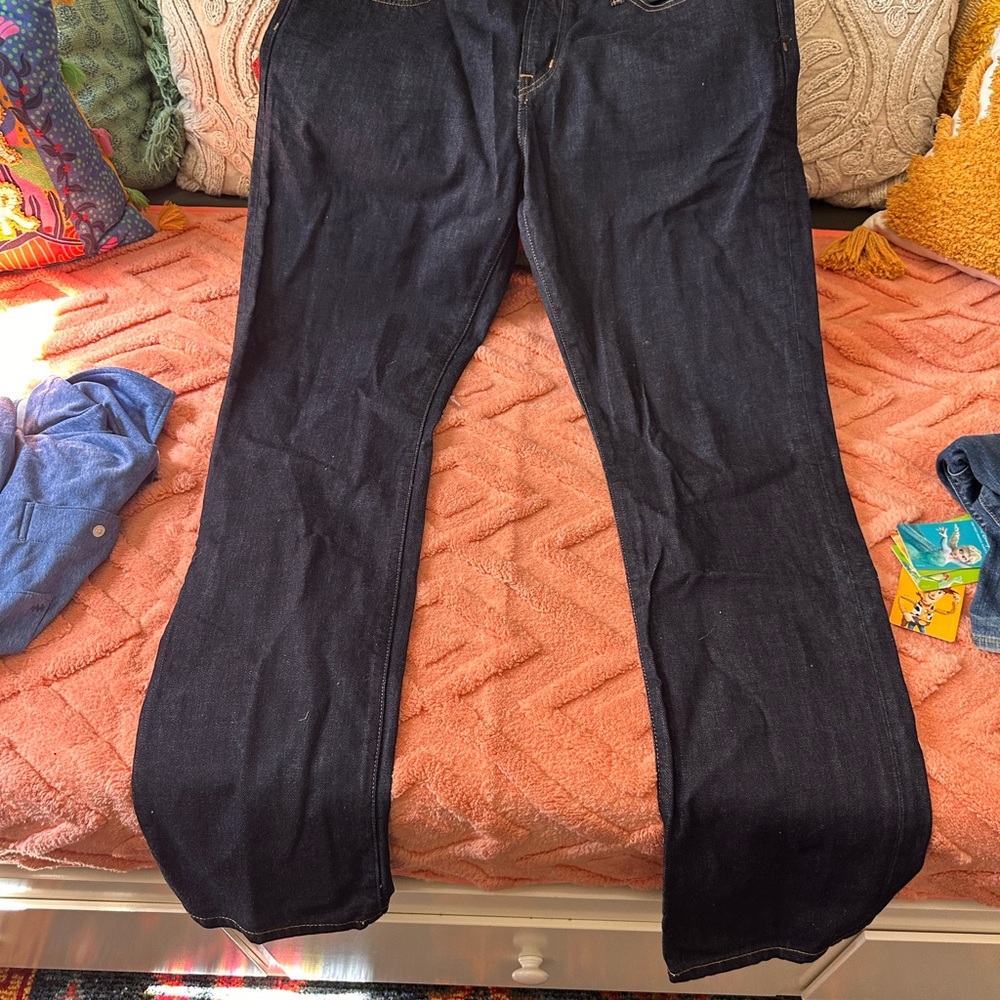 Joseph Abboud Men's Dark Blue Slim Jeans